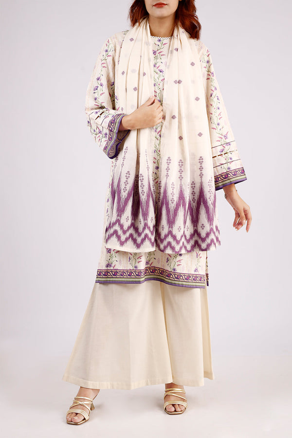 Cotton Jacquard Stole