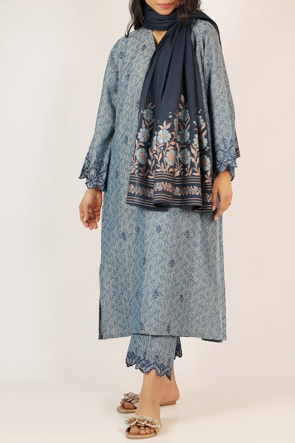 Cotton Jacquard Stole