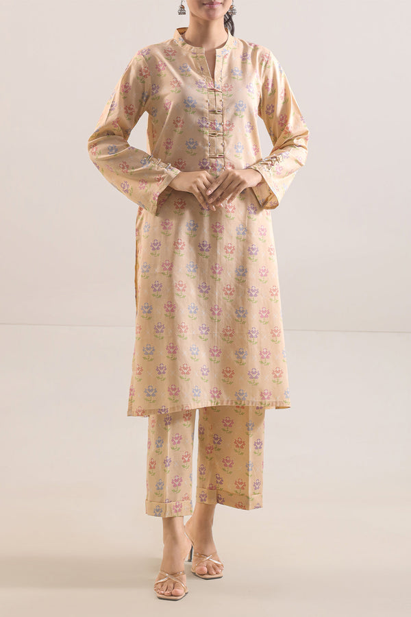 Unstitched Printed Lawn 2 Piece (Shirt/Trouser)