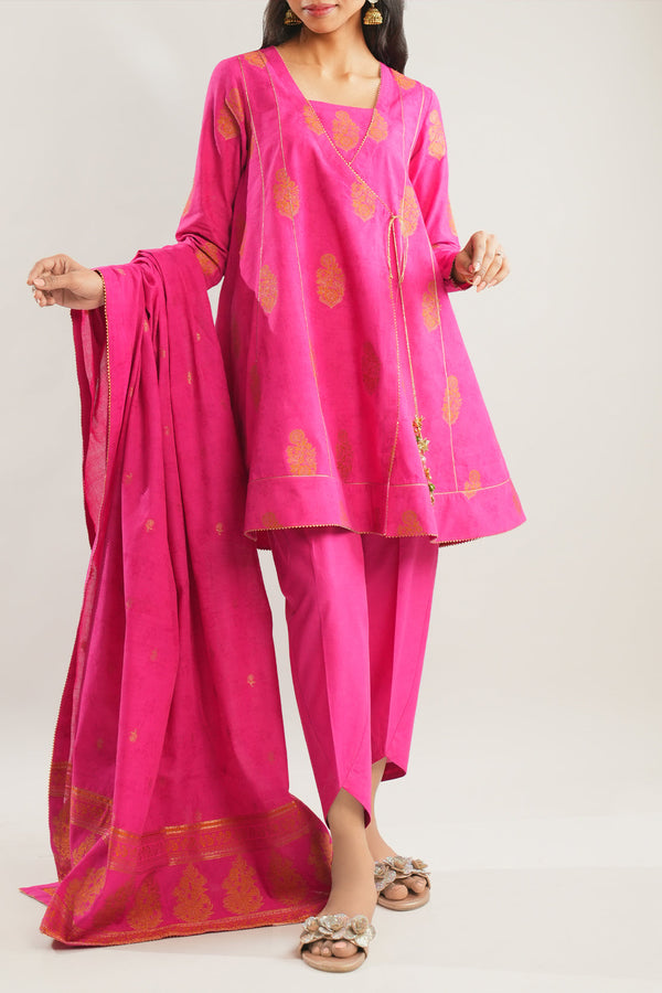 Unstitched Jacquard Cotton Shirt