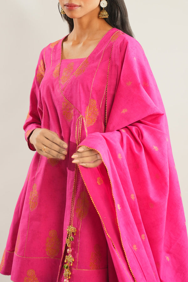 Unstitched Jacquard Cotton 3 Piece