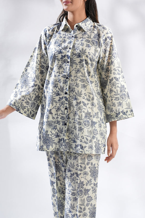 Unstitched Printed Lawn 2 Piece (Shirt/Trouser)